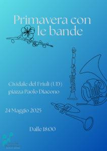 Volantino per l’evento “Primavera con le bande”