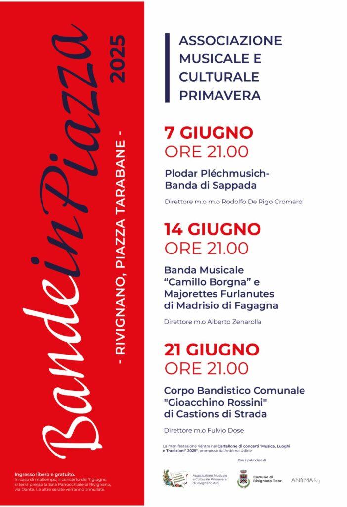 volantino bande in piazza