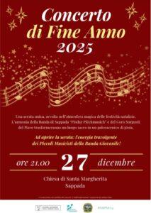 Locandina concerto di fine anno