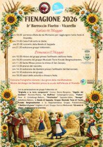 Volantino festa della fienagione a Vicarello (LI)